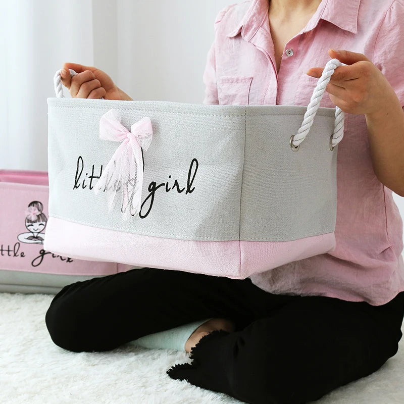 Pink Storage Basket for Girls