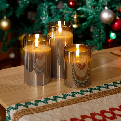 3pcs Flameless Candle Light Set