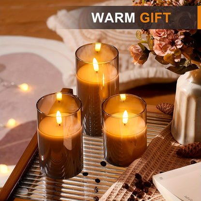 3pcs Flameless Candle Light Set