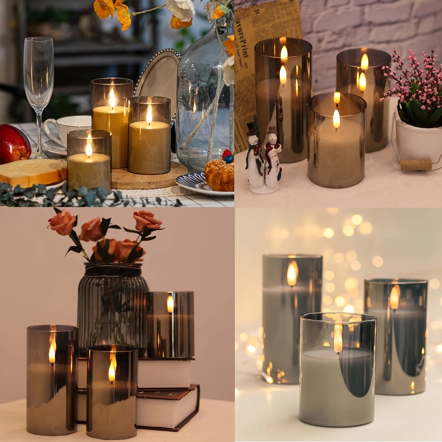 3pcs Flameless Candle Light Set